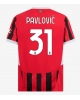 AC Milan Strahinja Pavlovic #31 Hemmatröja 2024-25 Kortärmad