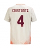 AS Roma Bryan Cristante #4 Bortatröja 2024-25 Kortärmad