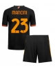 AS Roma Gianluca Mancini #23 Tredjeställ Barn 2023-24 Kortärmad (+ Korta byxor)