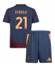 AS Roma Paulo Dybala #21 Tredjeställ Barn 2024-25 Kortärmad (+ Korta byxor)