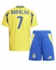 Al-Nassr Cristiano Ronaldo #7 Hemmatröja Barn 2024-25 Kortärmad (+ Korta byxor)