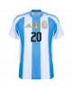 Argentina Alexis Mac Allister #20 Hemmatröja Copa America 2024 Kortärmad