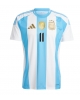 Argentina Angel Di Maria #11 Hemmatröja Copa America 2024 Kortärmad