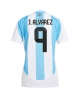 Argentina Julian Alvarez #9 Hemmatröja Kvinnor Copa America 2024 Kortärmad