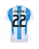 Argentina Lautaro Martinez #22 Hemmatröja Copa America 2024 Kortärmad