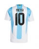 Argentina Lionel Messi #10 Hemmatröja Copa America 2024 Kortärmad