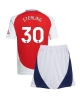 Arsenal Raheem Sterling #30 Hemmatröja Barn 2024-25 Kortärmad (+ Korta byxor)