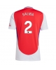 Arsenal William Saliba #2 Hemmatröja 2024-25 Kortärmad