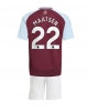 Aston Villa Ian Maatsen #22 Hemmatröja Barn 2024-25 Kortärmad (+ Korta byxor)