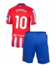 Atletico Madrid Angel Correa #10 Hemmatröja Barn 2024-25 Kortärmad (+ Korta byxor)