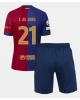 Barcelona Frenkie de Jong #21 Hemmatröja Barn 2024-25 Kortärmad (+ Korta byxor)