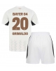 Bayer Leverkusen Alejandro Grimaldo #20 Bortatröja Barn 2024-25 Kortärmad (+ Korta byxor)