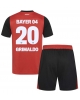 Bayer Leverkusen Alejandro Grimaldo #20 Hemmatröja Barn 2024-25 Kortärmad (+ Korta byxor)