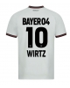 Bayer Leverkusen Florian Wirtz #10 Bortatröja 2023-24 Kortärmad