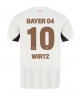 Bayer Leverkusen Florian Wirtz #10 Bortatröja 2024-25 Kortärmad