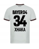 Bayer Leverkusen Granit Xhaka #34 Bortatröja 2023-24 Kortärmad