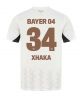 Bayer Leverkusen Granit Xhaka #34 Bortatröja 2024-25 Kortärmad