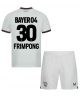 Bayer Leverkusen Jeremie Frimpong #30 Bortatröja Barn 2023-24 Kortärmad (+ Korta byxor)