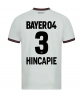 Bayer Leverkusen Piero Hincapie #3 Bortatröja 2023-24 Kortärmad