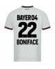 Bayer Leverkusen Victor Boniface #22 Bortatröja 2023-24 Kortärmad