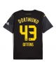 Borussia Dortmund Jamie Bynoe-Gittens #43 Bortatröja 2024-25 Kortärmad