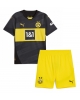 Borussia Dortmund Julian Ryerson #26 Bortatröja Barn 2024-25 Kortärmad (+ Korta byxor)