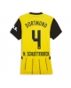 Borussia Dortmund Nico Schlotterbeck #4 Hemmatröja Kvinnor 2024-25 Kortärmad