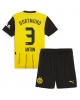 Borussia Dortmund Waldemar Anton #3 Hemmatröja Barn 2024-25 Kortärmad (+ Korta byxor)