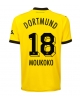 Borussia Dortmund Youssoufa Moukoko #18 Hemmatröja 2023-24 Kortärmad