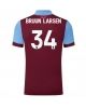 Burnley Jacob Bruun Larsen #34 Hemmatröja 2023-24 Kortärmad