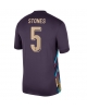 England John Stones #5 Bortatröja EM 2024 Kortärmad