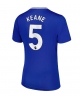 Everton Michael Keane #5 Hemmatröja Kvinnor 2024-25 Kortärmad