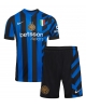 Inter Milan Alessandro Bastoni #95 Hemmatröja Barn 2024-25 Kortärmad (+ Korta byxor)