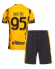 Inter Milan Alessandro Bastoni #95 Tredjeställ Barn 2024-25 Kortärmad (+ Korta byxor)