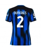 Inter Milan Denzel Dumfries #2 Hemmatröja Kvinnor 2023-24 Kortärmad