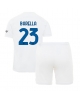 Inter Milan Nicolo Barella #23 Bortatröja Barn 2023-24 Kortärmad (+ Korta byxor)