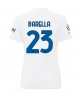 Inter Milan Nicolo Barella #23 Bortatröja Kvinnor 2023-24 Kortärmad