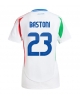 Italien Alessandro Bastoni #23 Bortatröja Kvinnor EM 2024 Kortärmad