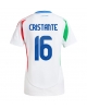 Italien Bryan Cristante #16 Bortatröja Kvinnor EM 2024 Kortärmad