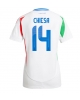 Italien Federico Chiesa #14 Bortatröja Kvinnor EM 2024 Kortärmad