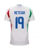 Italien Mateo Retegui #19 Bortatröja EM 2024 Kortärmad