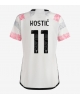 Juventus Filip Kostic #11 Bortatröja Kvinnor 2023-24 Kortärmad