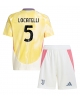 Juventus Manuel Locatelli #5 Bortatröja Barn 2024-25 Kortärmad (+ Korta byxor)