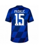 Kroatien Mario Pasalic #15 Bortatröja EM 2024 Kortärmad