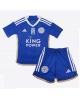 Leicester City Jamie Vardy #9 Hemmatröja Barn 2023-24 Kortärmad (+ Korta byxor)