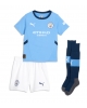 Manchester City John Stones #5 Hemmatröja Barn 2024-25 Kortärmad (+ Korta byxor)