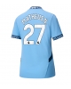 Manchester City Matheus Nunes #27 Hemmatröja Kvinnor 2024-25 Kortärmad