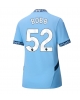 Manchester City Oscar Bobb #52 Hemmatröja Kvinnor 2024-25 Kortärmad