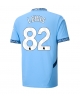 Manchester City Rico Lewis #82 Hemmatröja 2024-25 Kortärmad