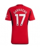 Manchester United Alejandro Garnacho #17 Hemmatröja 2023-24 Kortärmad